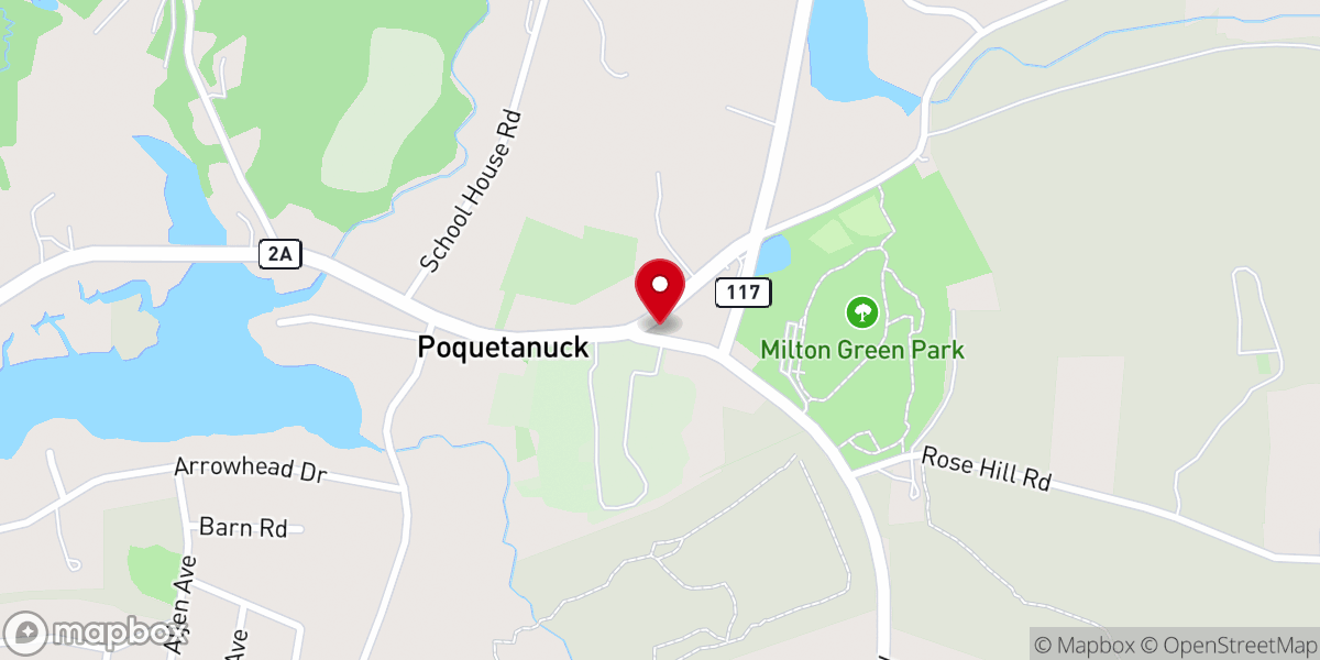 Map showing location of St. James Church