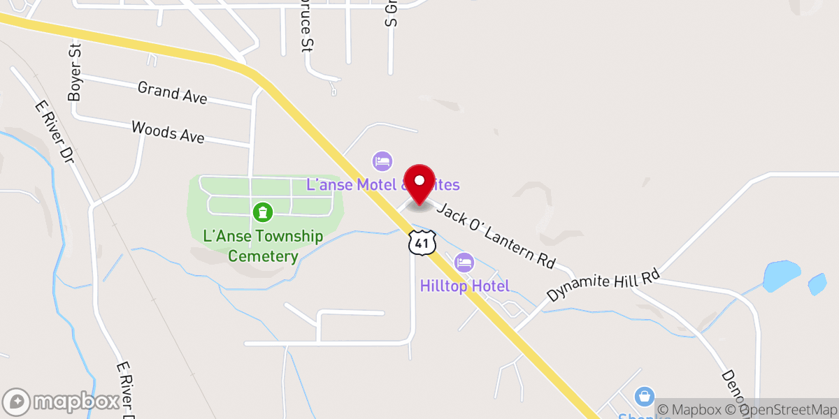 Map showing location of Silver River Bakery