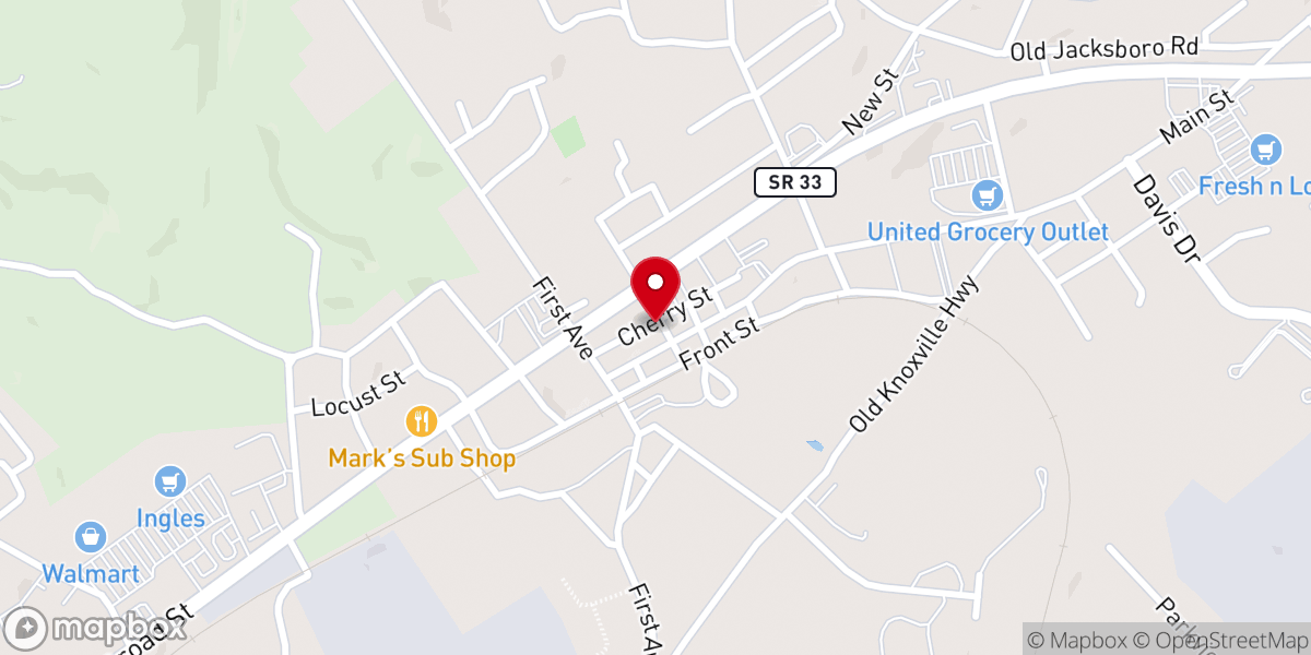 Map showing location of R.E.C. Ministries Food Pantry