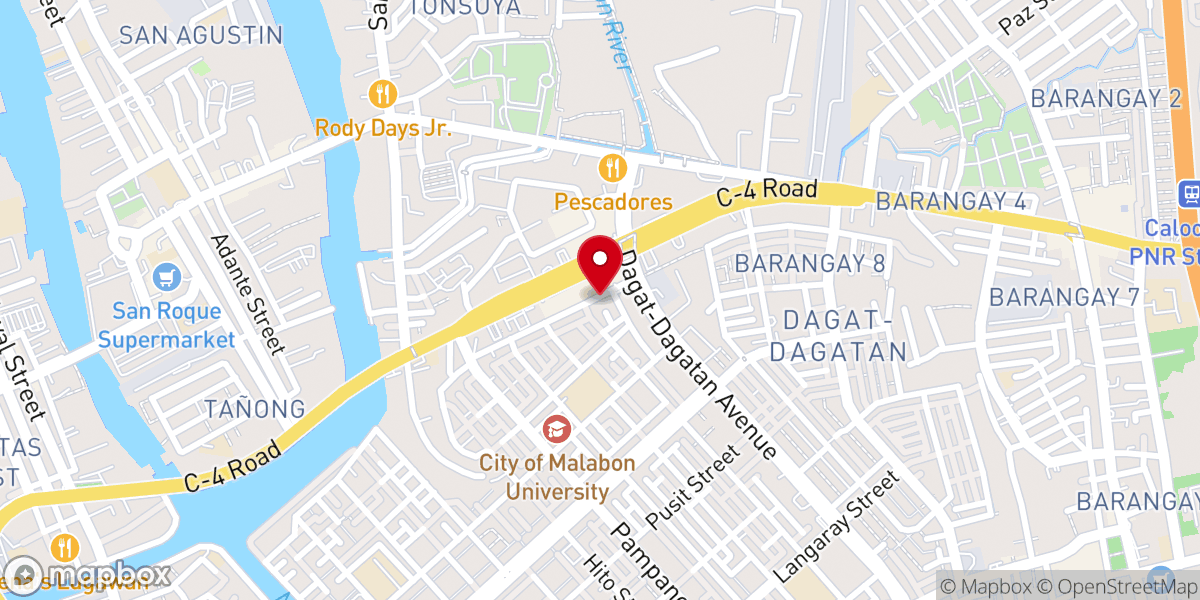 Map showing location of Promised Land Baptist Church