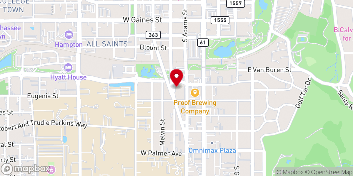 Map showing location of True Fellowship Church