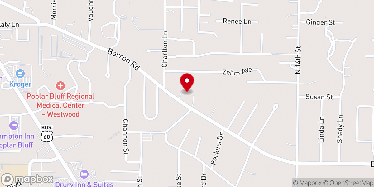 Map showing location of Bethlehem Temple Church