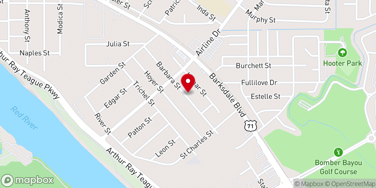 Map showing location of New Zion Baptist Church