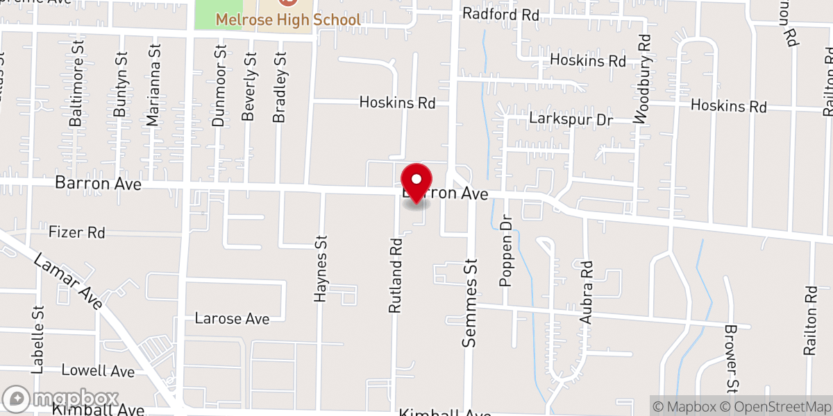 Map showing location of True Vine Community Church of God in Christ