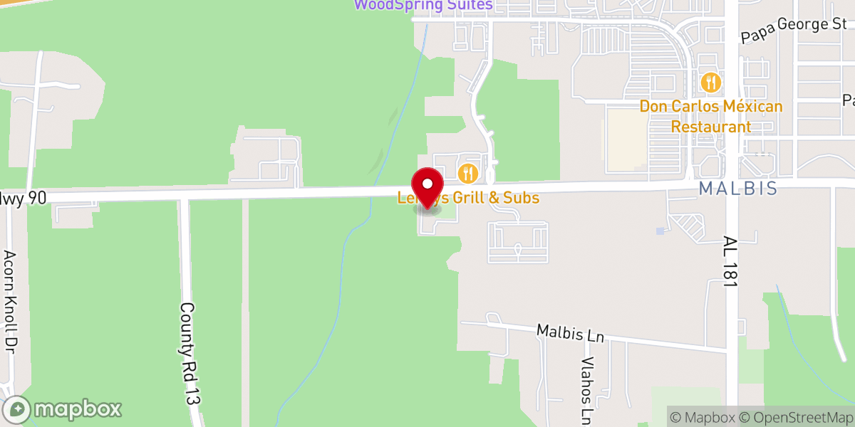 Map showing location of Mount Aid Church