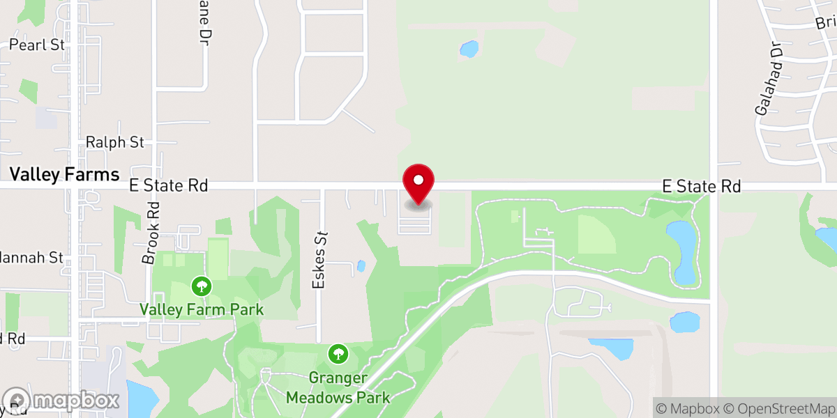 Map showing location of Christ The King Anglican Church