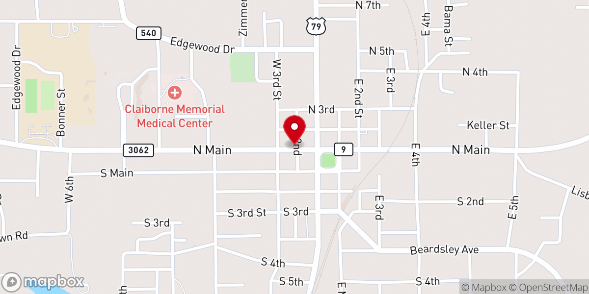 Map showing location of Guardian-Journal