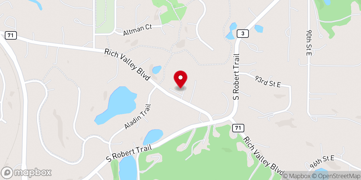 Map showing location of Berea Lutheran Church & School