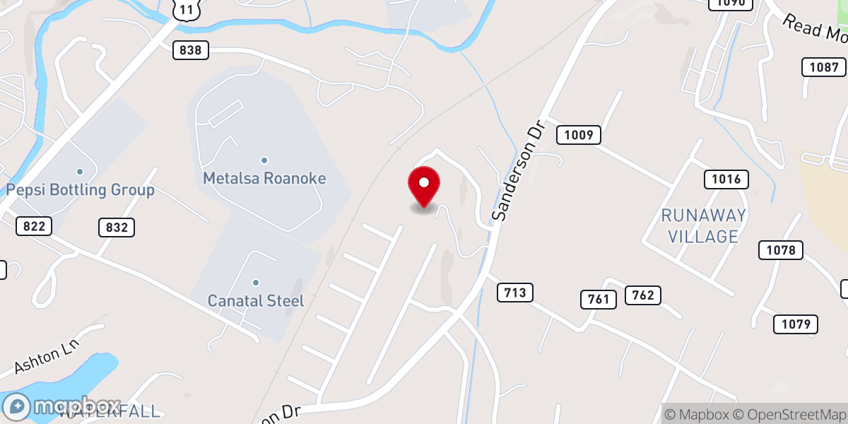 Map showing location of Exalted Church