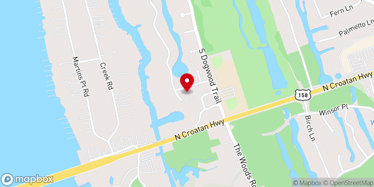 Map showing location of All Saints Episcopal Church