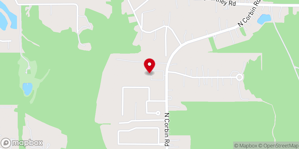 Map showing location of Victory Baptist Church-Walker La