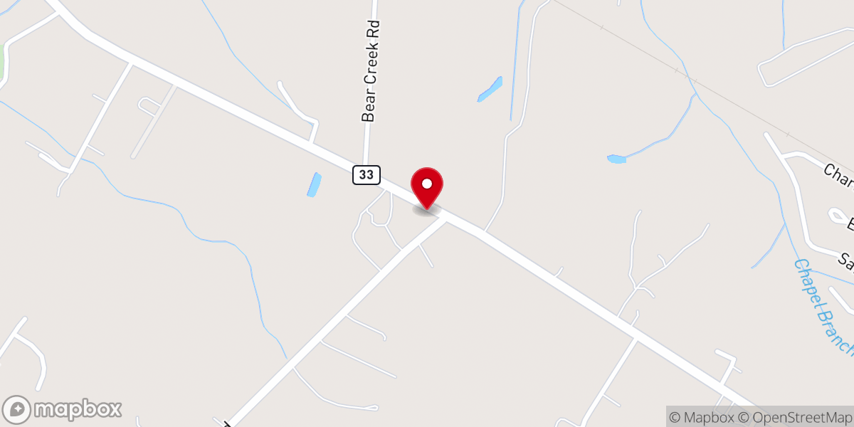 Map showing location of Wayside Presbyterian Church (PCA)