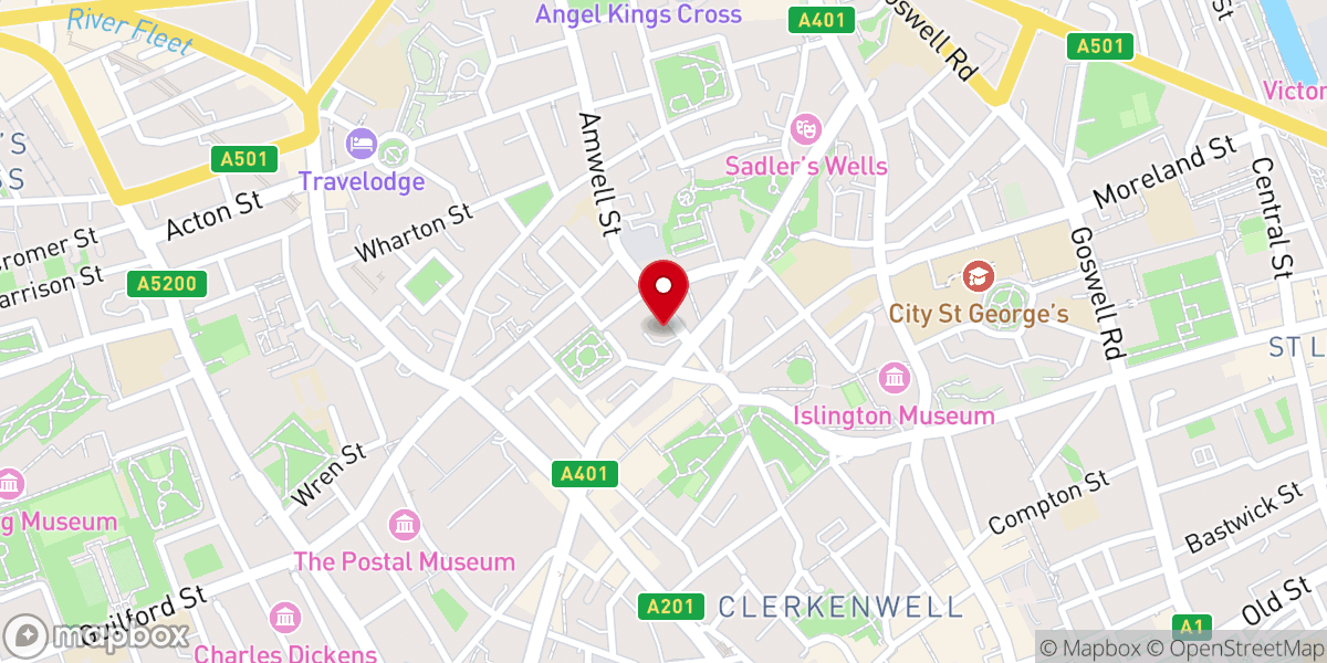 Map showing location of Catholic Church of Saint Peter and Saint Paul