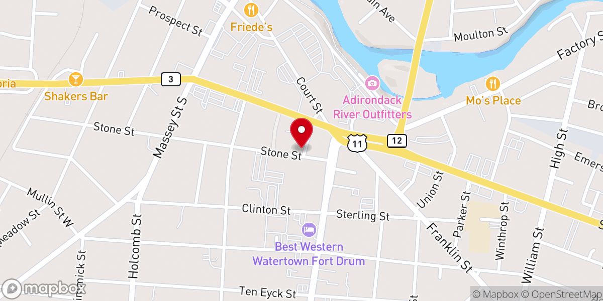 Map showing location of River of Fellowship Inc