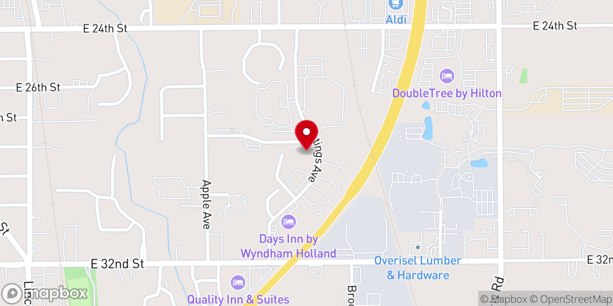 Map showing location of Accel Ministries