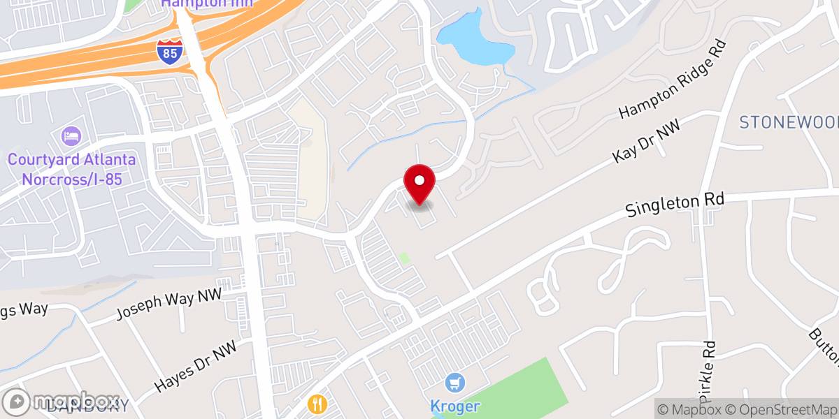 Map showing location of Iglesia Bethesda