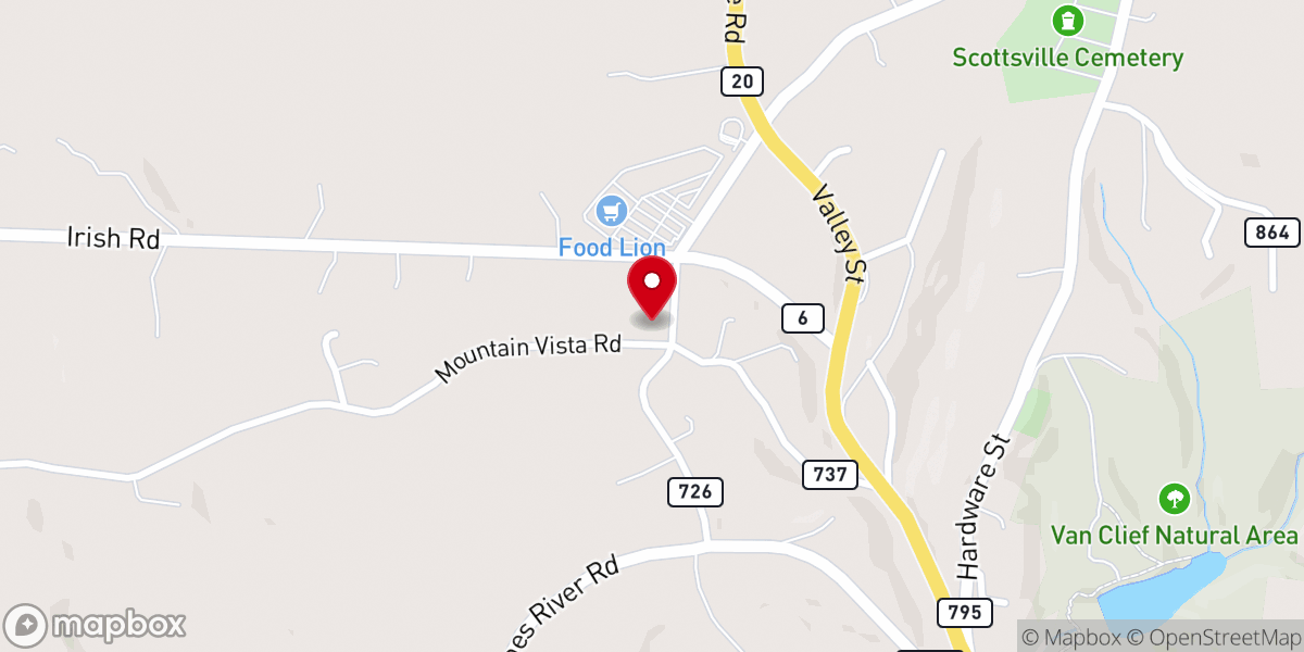 Map showing location of By God's Grace Mission Center