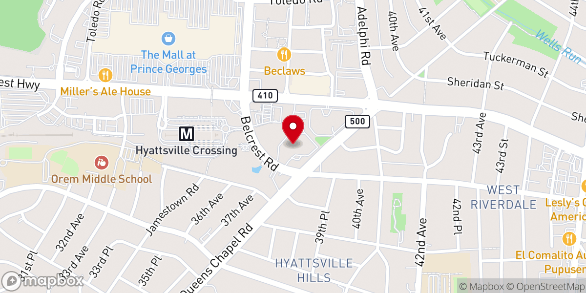 Map showing location of First United Methodist Church