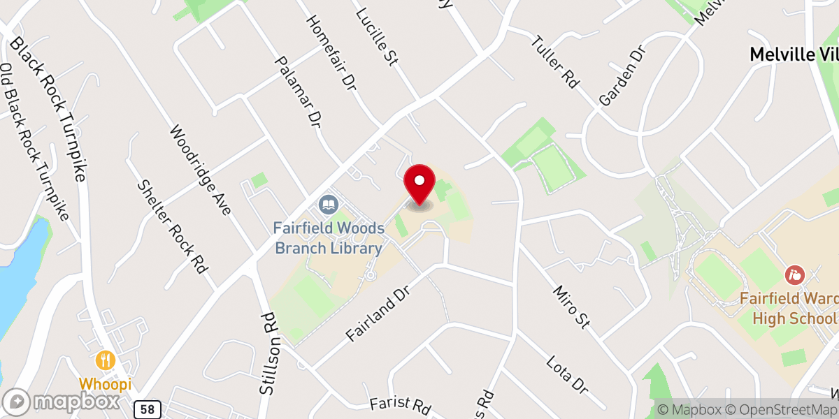 Map showing location of Word of God Christian Church