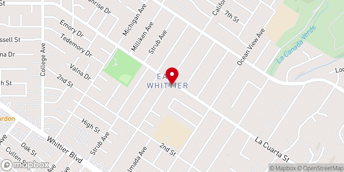 Map showing location of Aaron Ministries