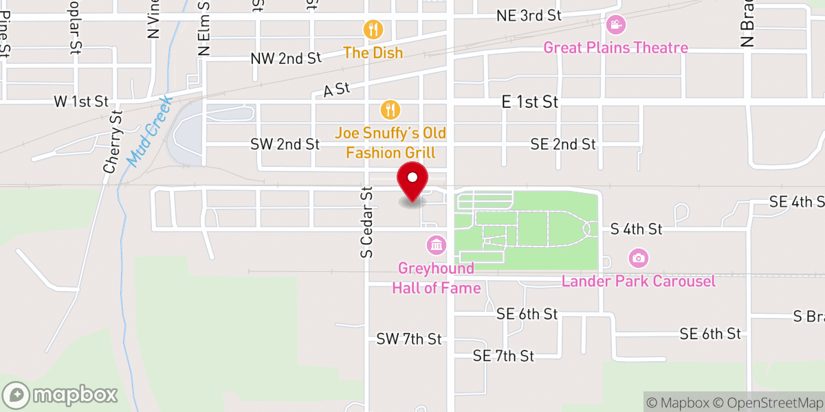Map showing location of St Andrew's Catholic School
