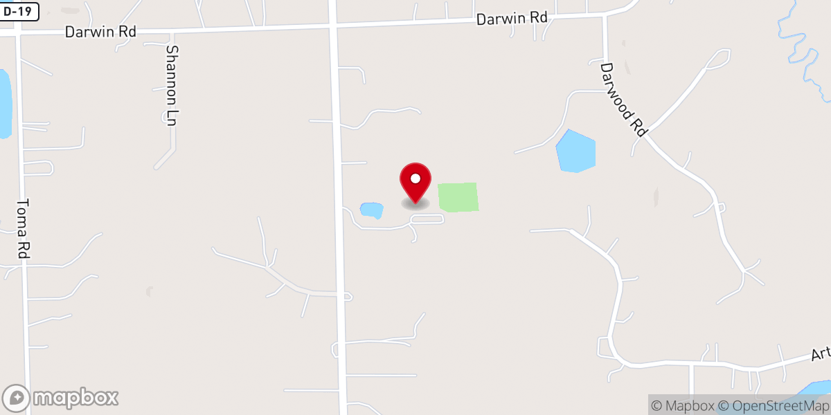 Map showing location of Arise Church