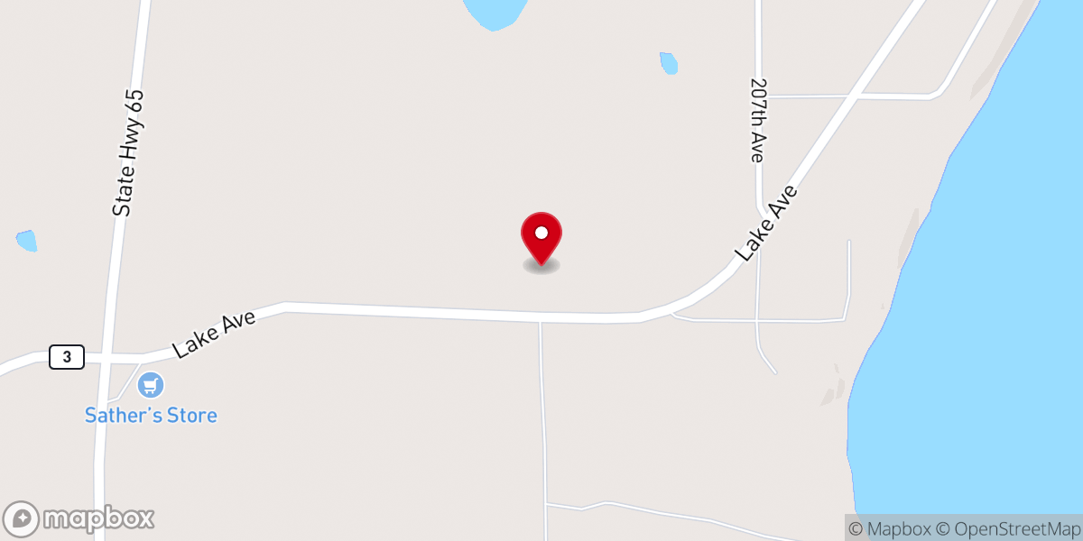 Map showing location of Grace Lutheran Church
