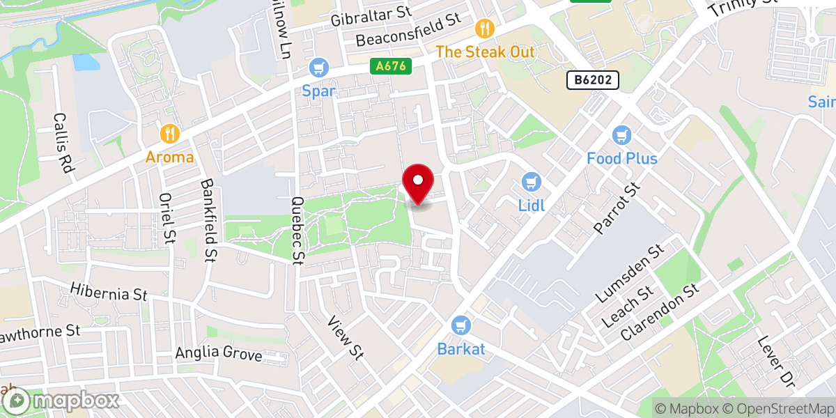 Map showing location of St Paul With Emmanuel Church Centre