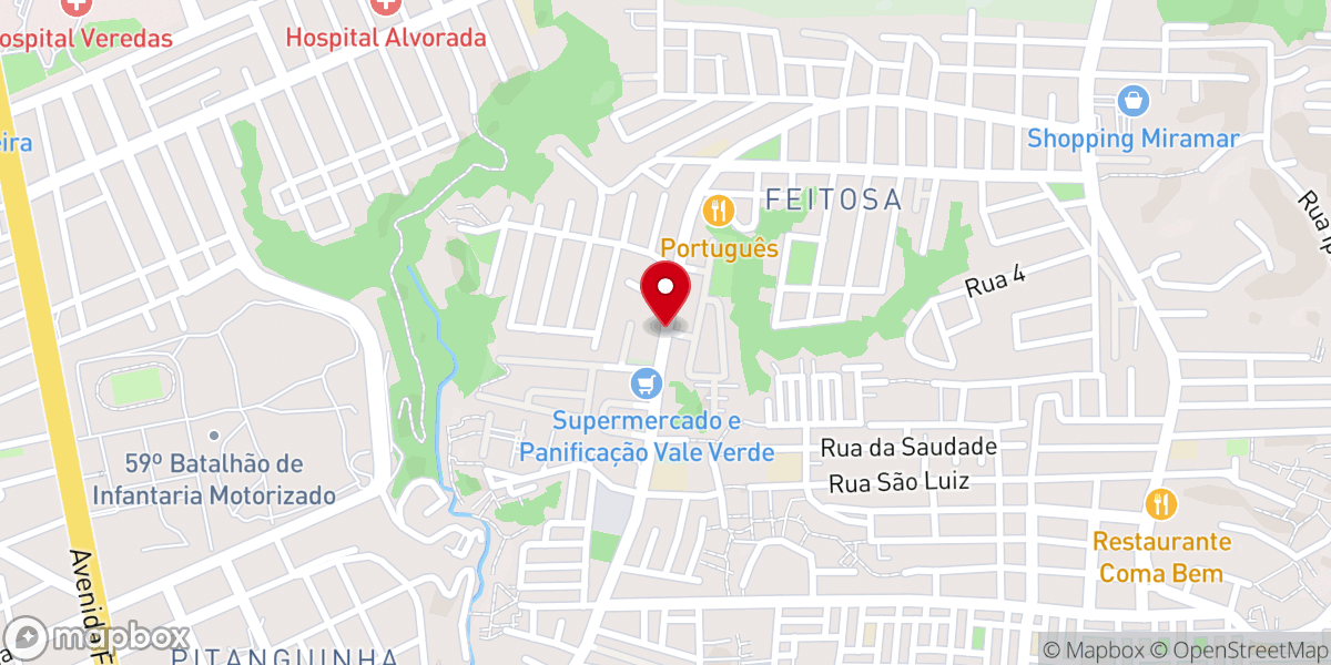Map showing location of Congregação Cristã no Brasil - Feitosa