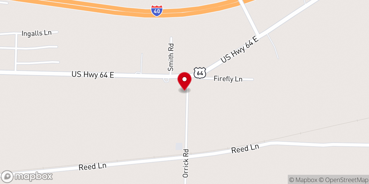 Map showing location of Alma Full Gospel Outreach