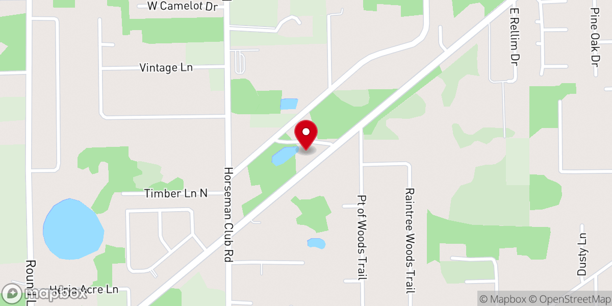 Map showing location of Pentecostal Revival Center
