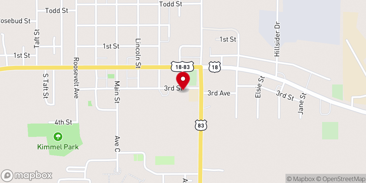 Map showing location of All Nations Family Worship Center Assemblies of God
