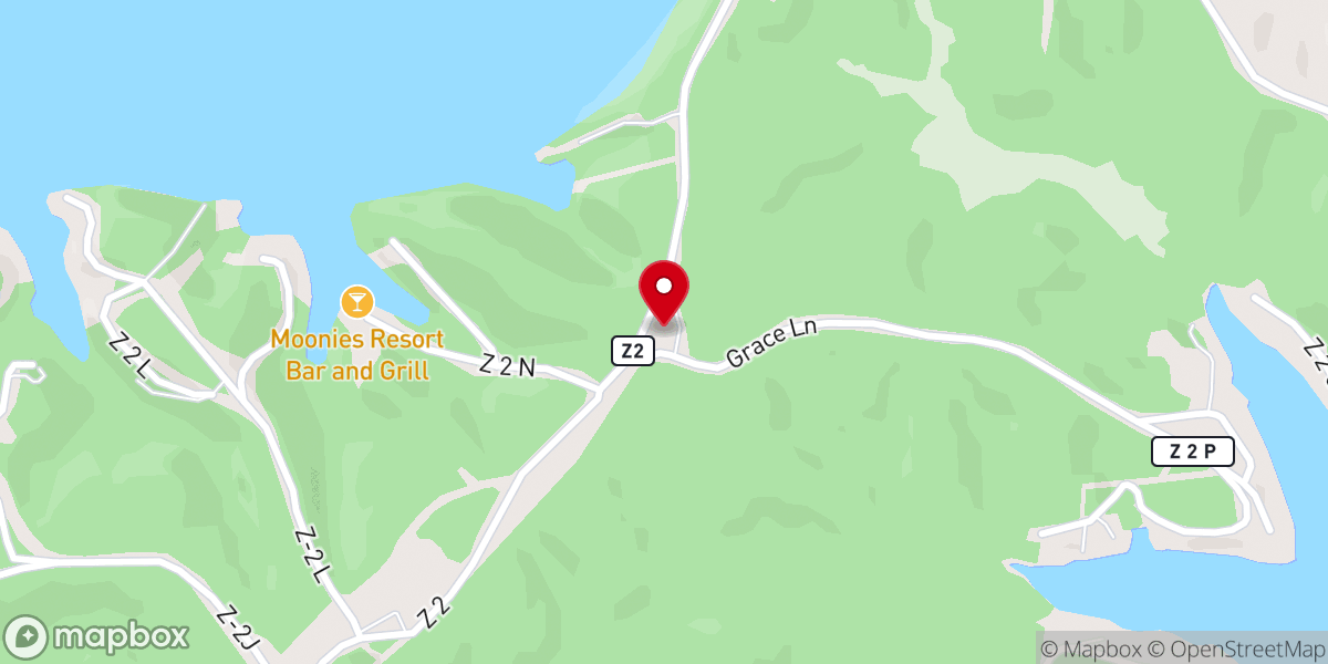 Map showing location of Our Lady of the Snows Catholic