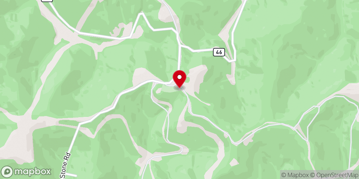Map showing location of Pleasant Hill United Methodist Church