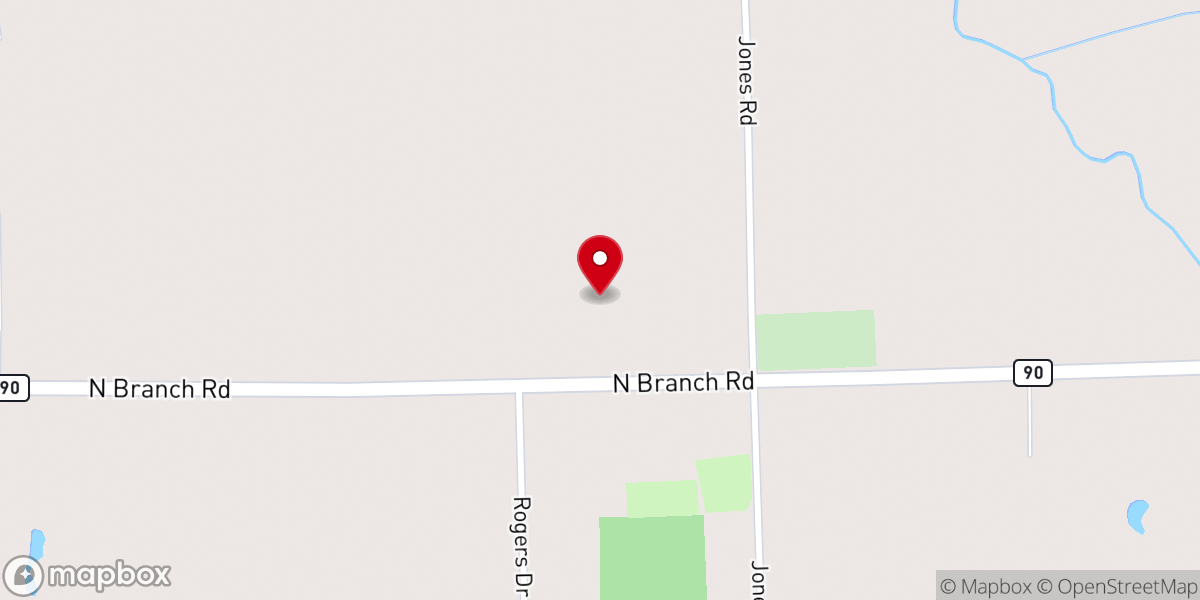 Map showing location of St James Lutheran Church