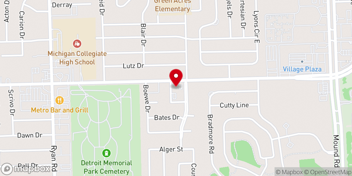 Map showing location of White House Wedding Chapel