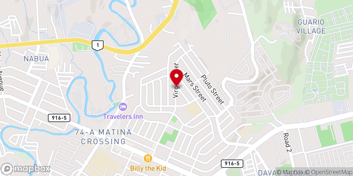 Map showing location of (UPC-DEC) United Pentecostal Church
