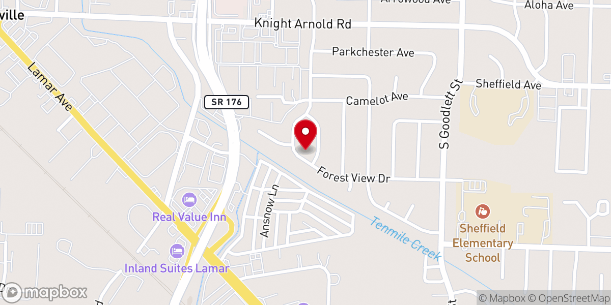 Map showing location of Trinity International Outreach Ministry Church