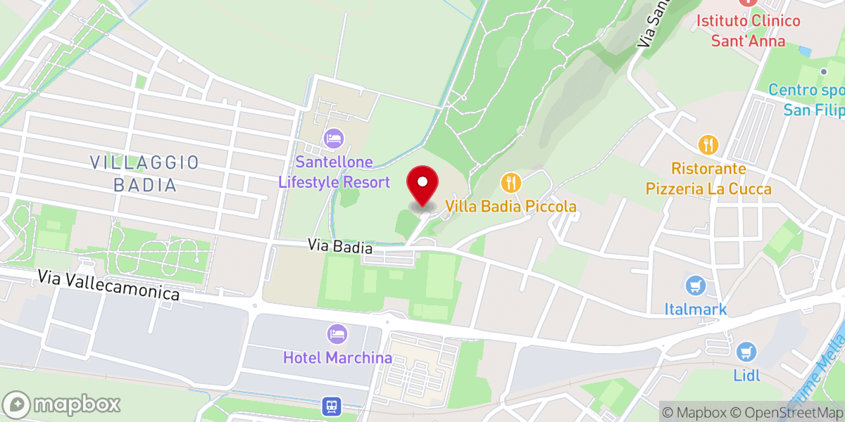 Map showing location of Parrocchia di San Demetrio, Grande Martire Patrono di Tessalonica