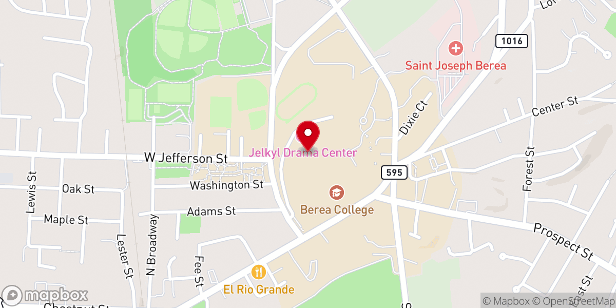 Map showing location of Danforth Chapel