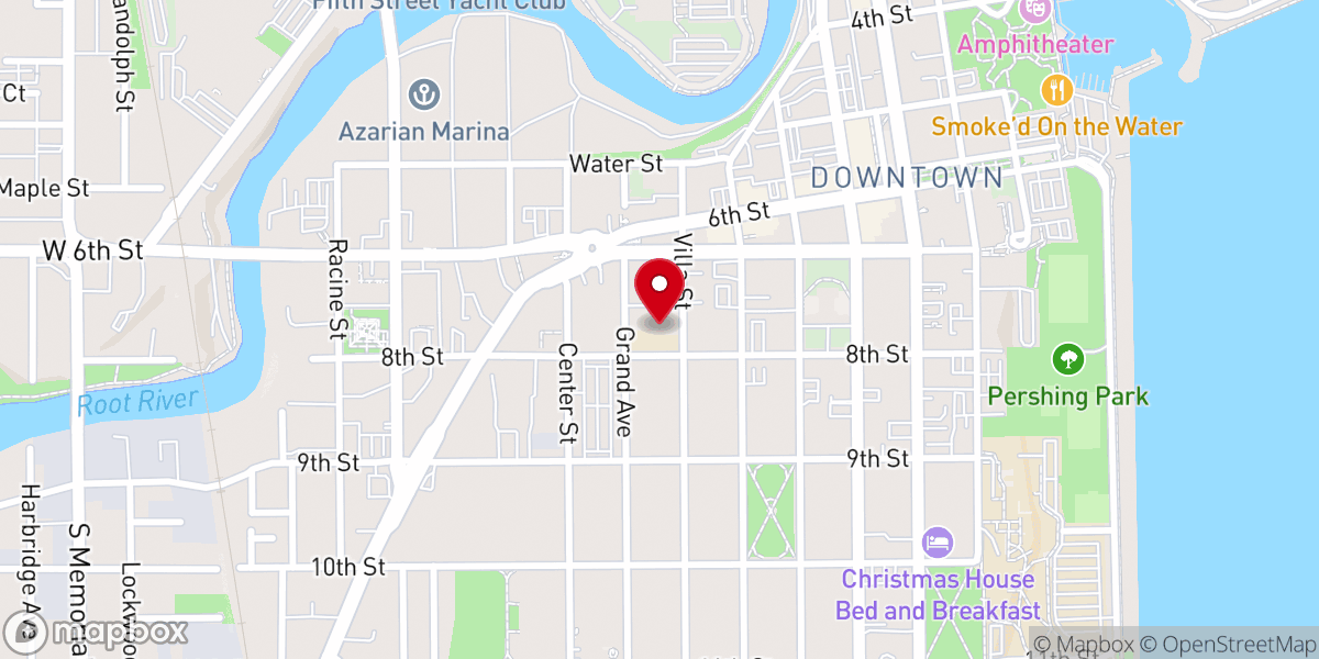 Map showing location of Wisconsin Lutheran School