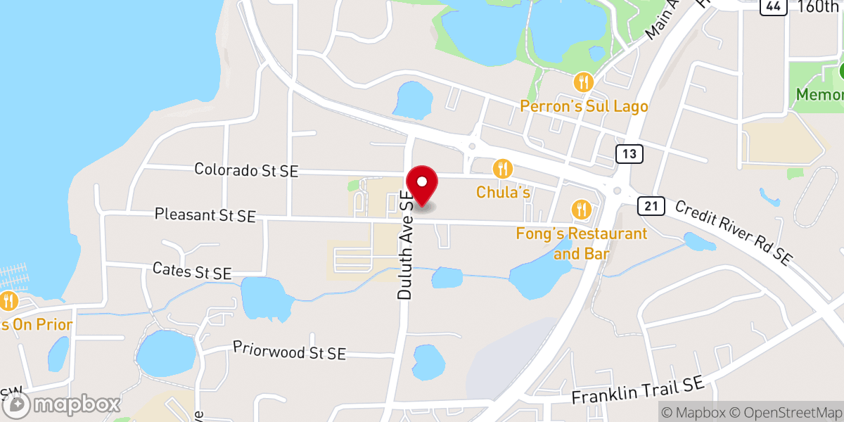 Map showing location of St. Michael Catholic Church Parish Office