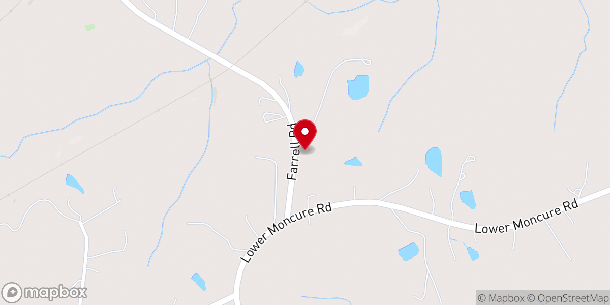 Map showing location of New England A.M.E. Zion Church