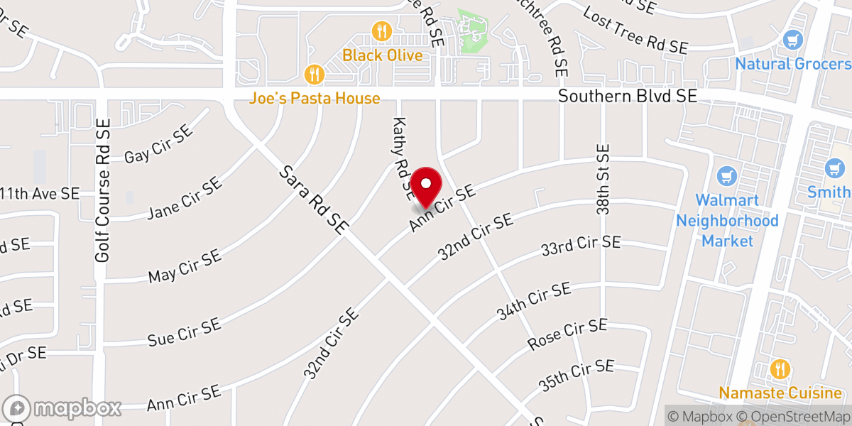 Map showing location of New Church of the High Desert