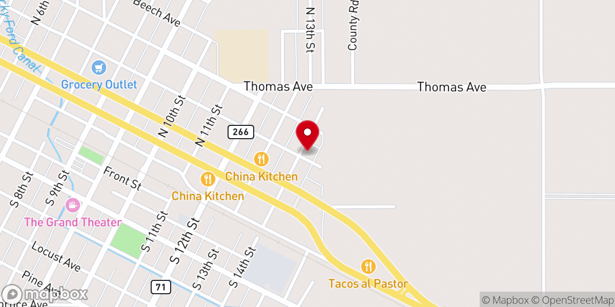 Map showing location of Decipals church of jesus christ