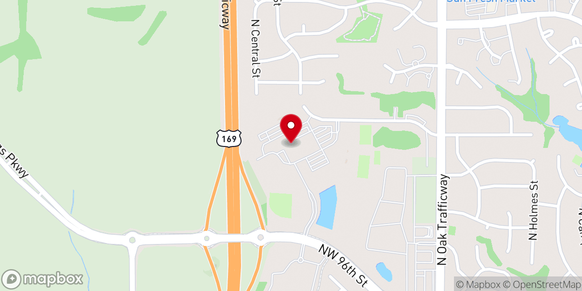 Map showing location of Northland Cathedral