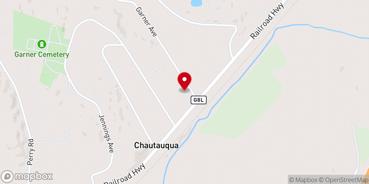 Map showing location of Parsonage St Paul's Lutheran Church