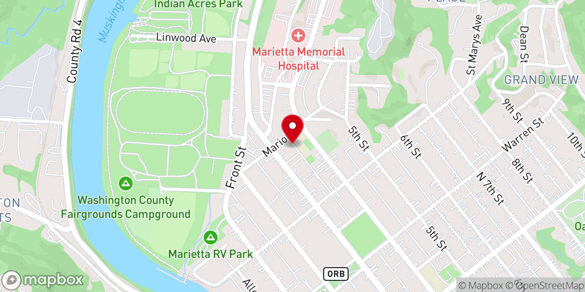 Map showing location of Cornerstone Ministries