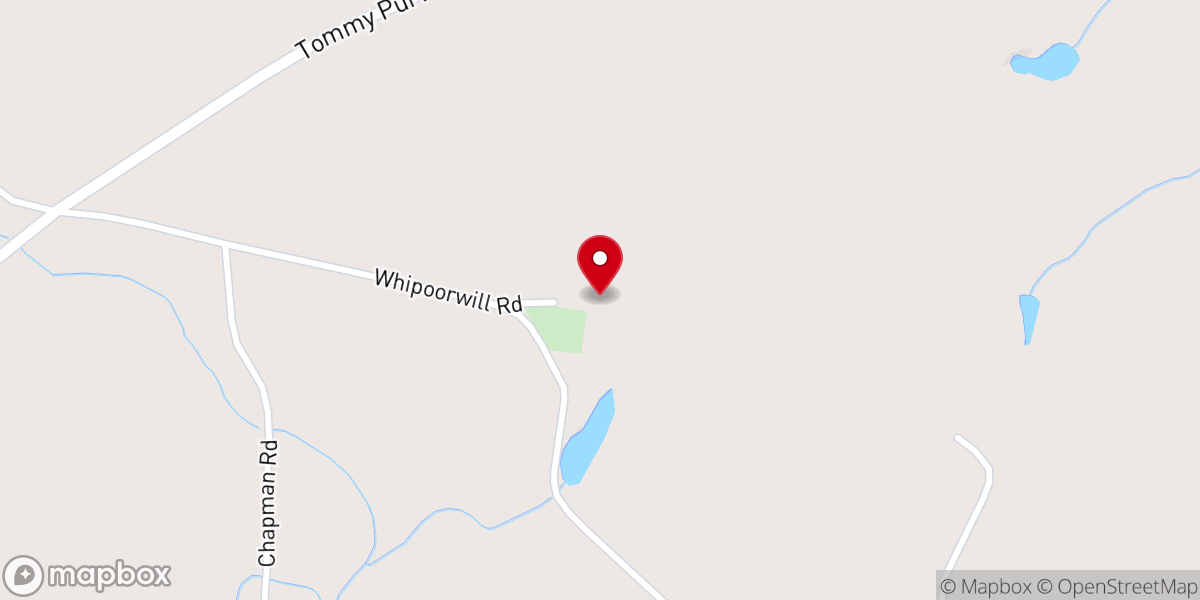 Map showing location of Bethlehem Primitive Baptist Church