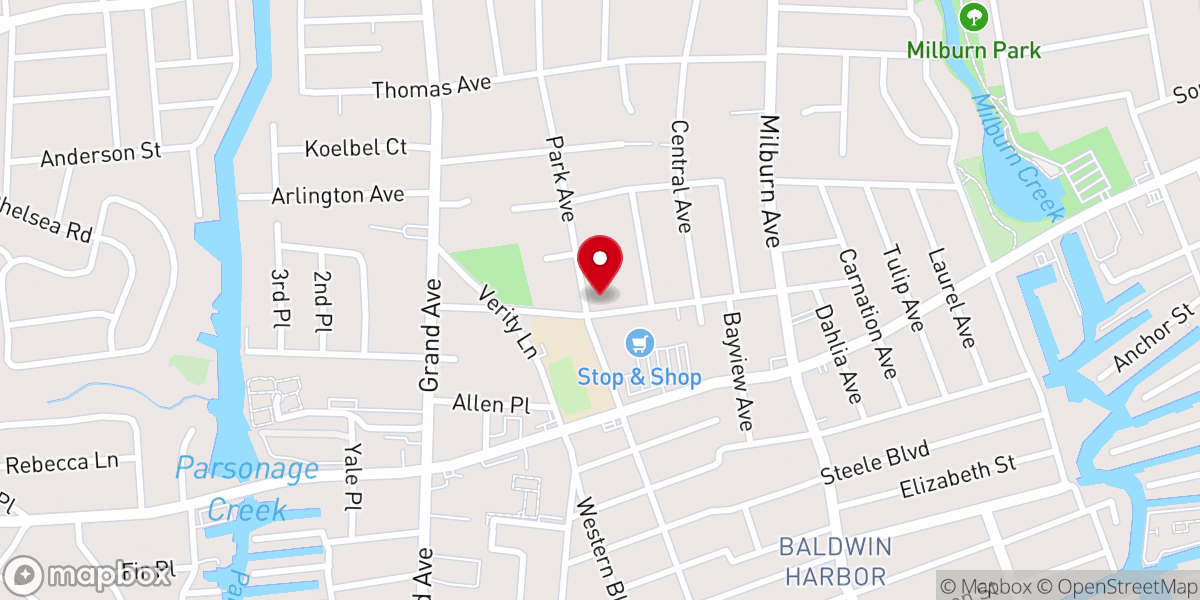 Map showing location of Calvary Protestant Church